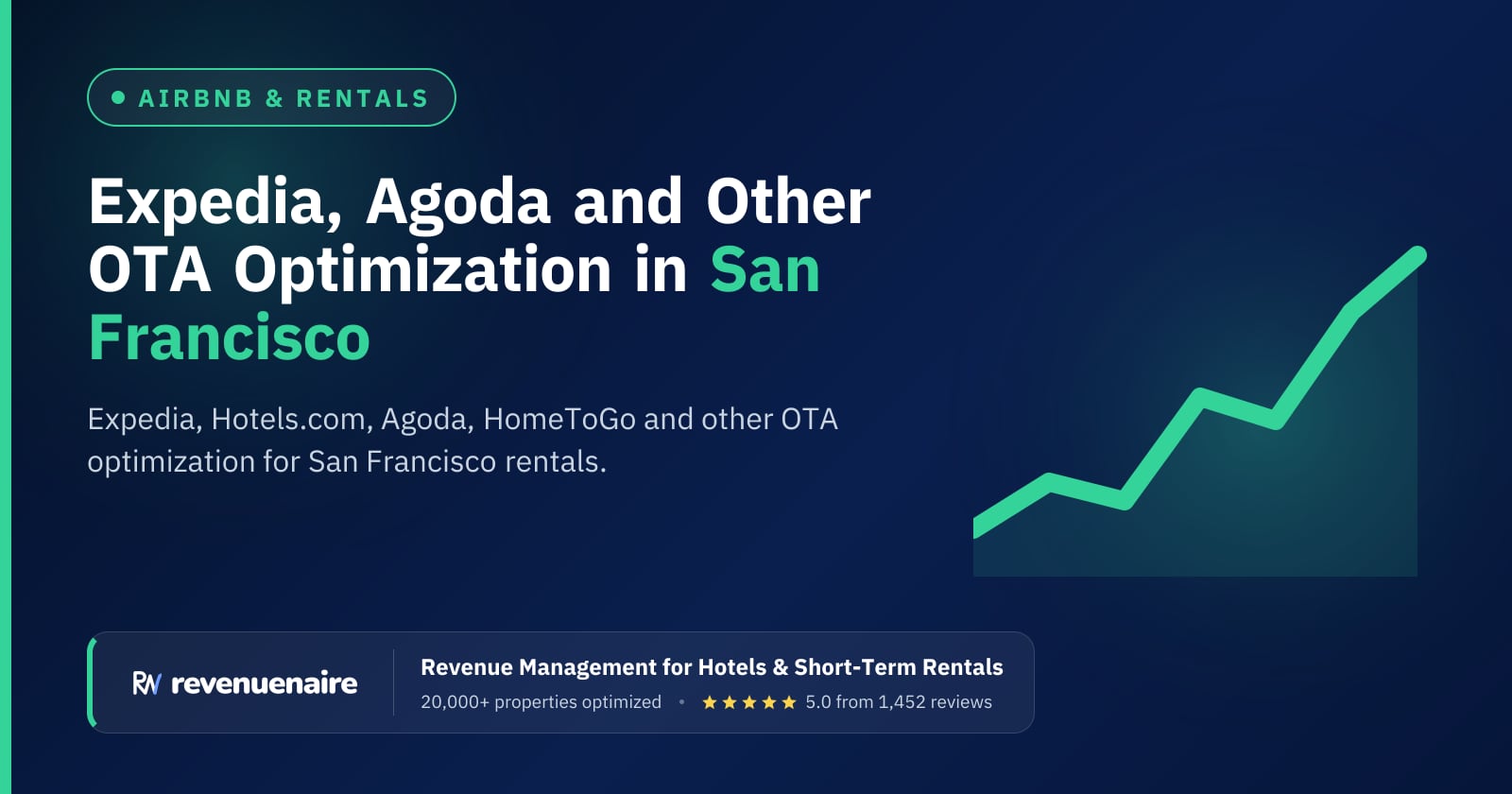 Expedia, Agoda and Other OTA Optimization in San Francisco & Bay Area, United States