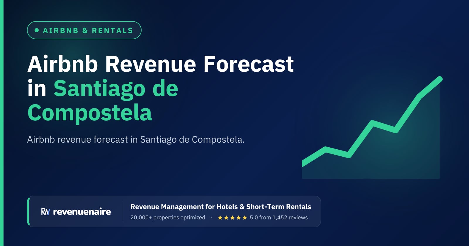 Airbnb Revenue Forecast in Santiago de Compostela & Galicia, Spain