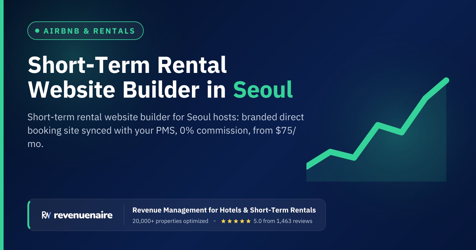 Short-Term Rental Website Builder in Seoul, South Korea