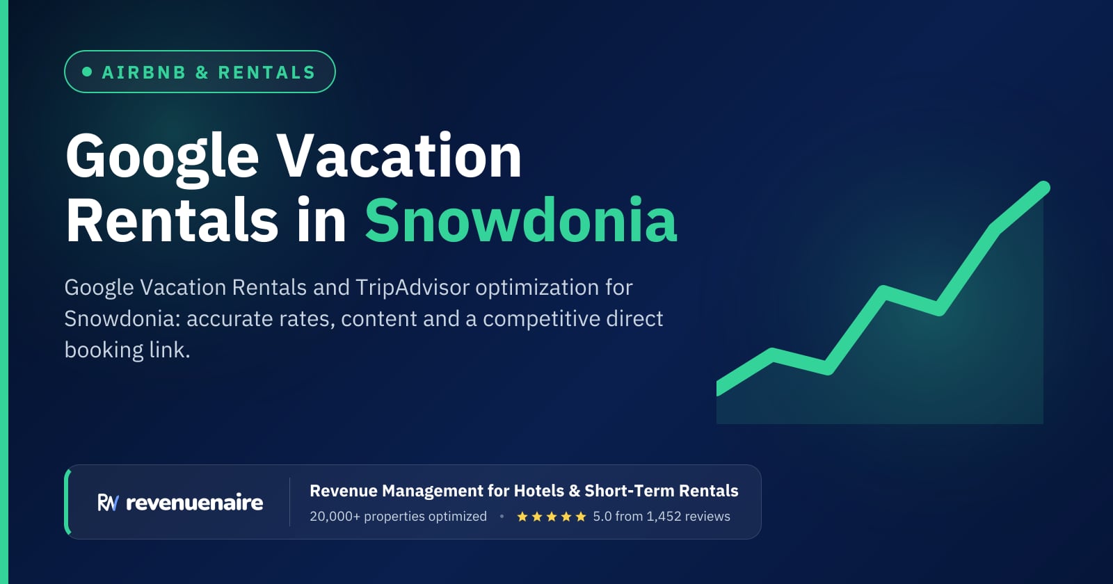 Google Vacation Rentals Optimization in Snowdonia & North Wales, United Kingdom