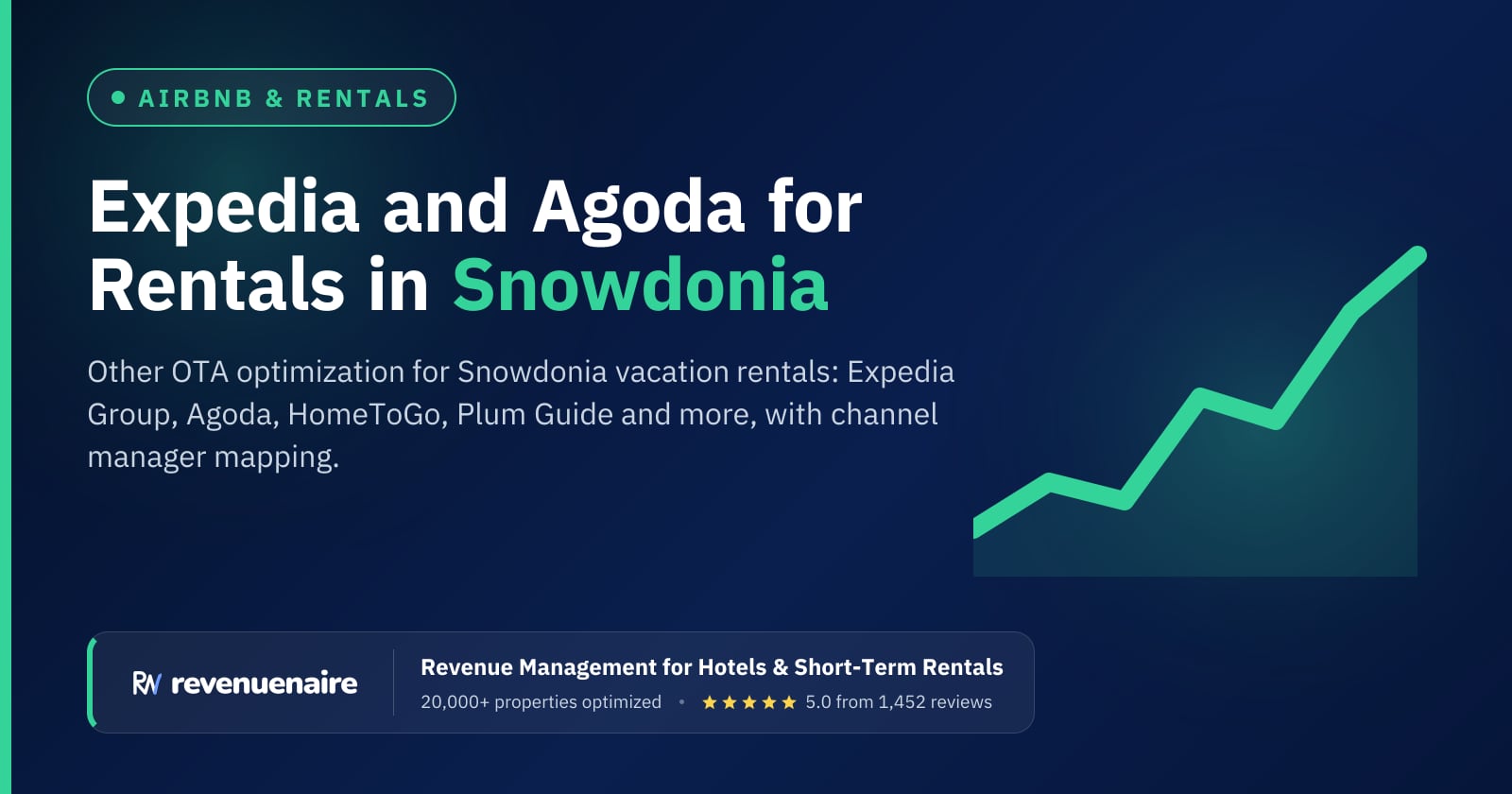 Expedia, Agoda and Other OTA Optimization in Snowdonia & North Wales, United Kingdom