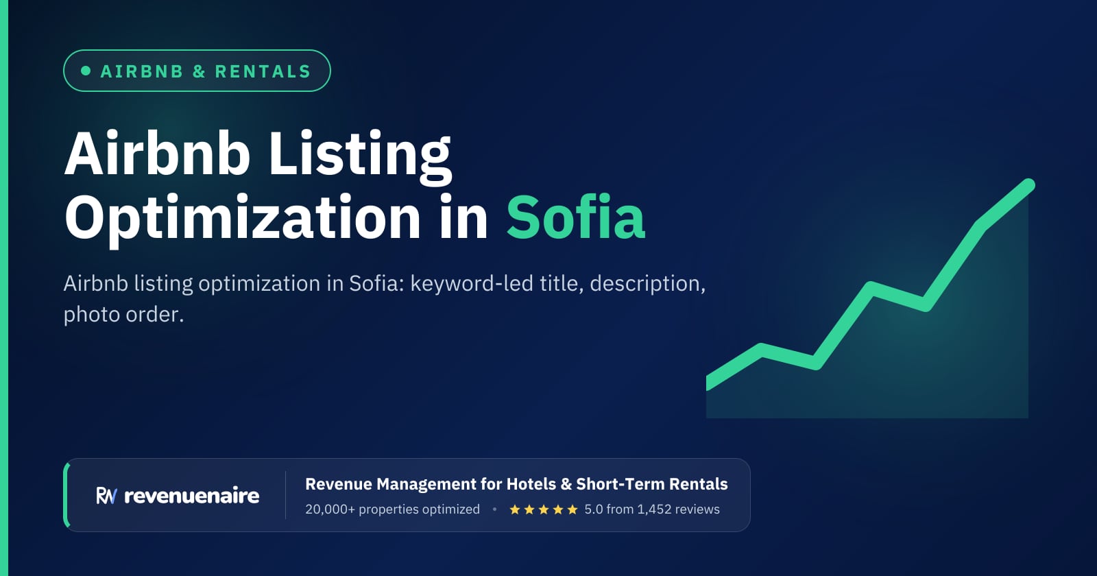Airbnb Listing Optimization in Sofia & Bansko, Bulgaria