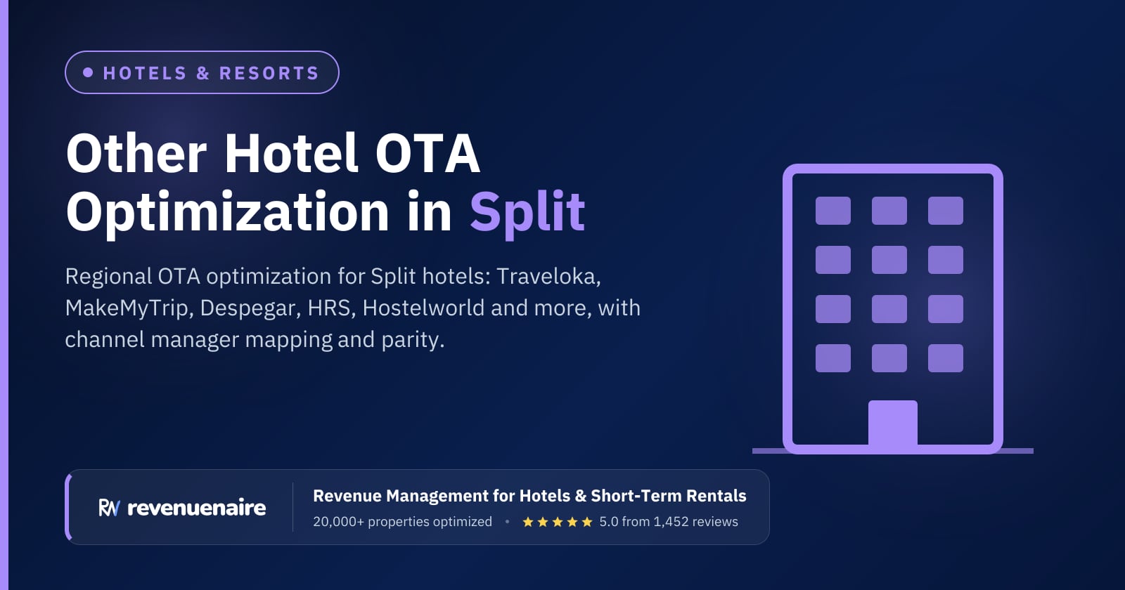 Other Hotel OTA Optimization in Split & the Dalmatian Coast, Croatia