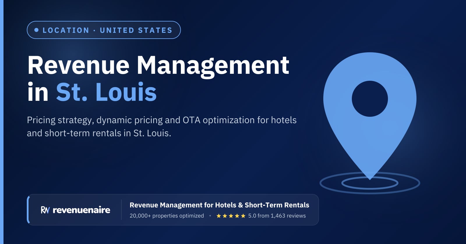 Revenue management in St. Louis, United States