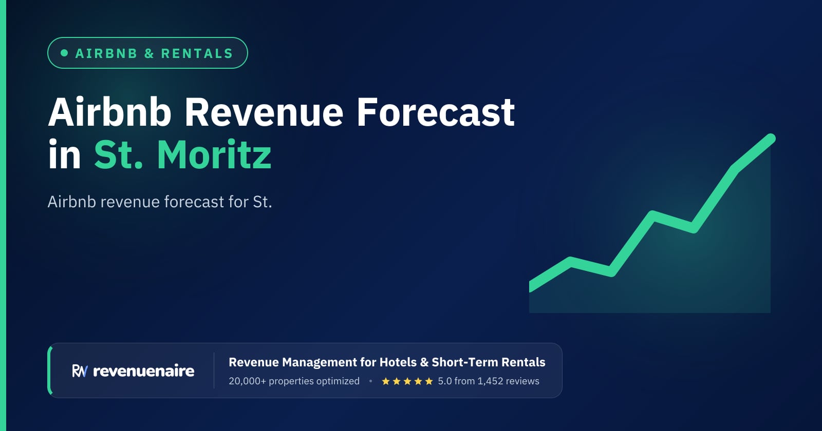 Airbnb Revenue Forecast in St. Moritz & the Engadin, Switzerland