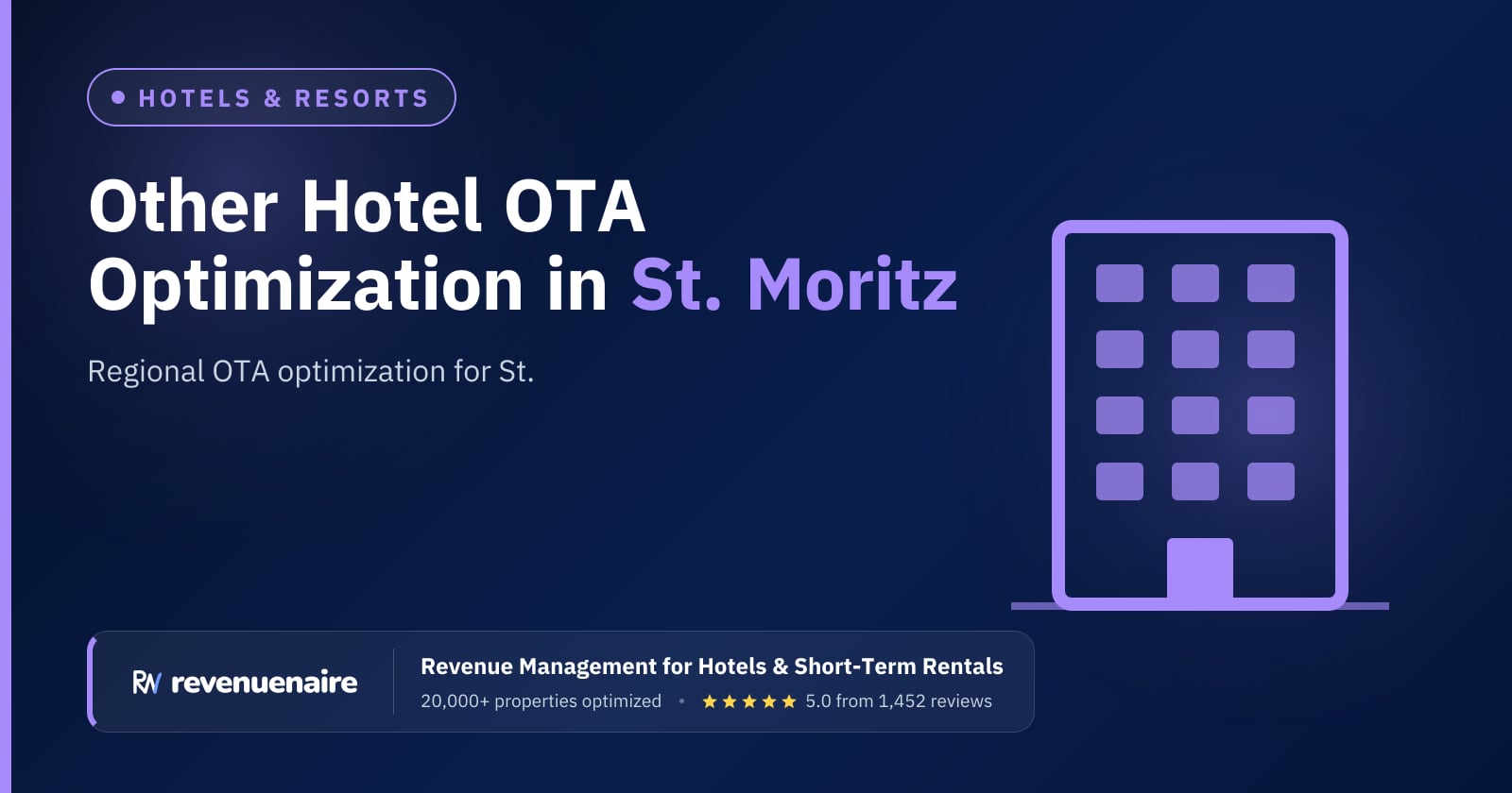 Other Hotel OTA Optimization in St. Moritz & the Engadin, Switzerland