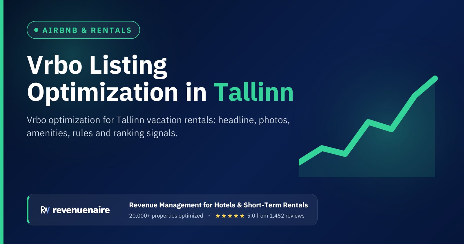 Vrbo Listing Optimization in Tallinn, Estonia