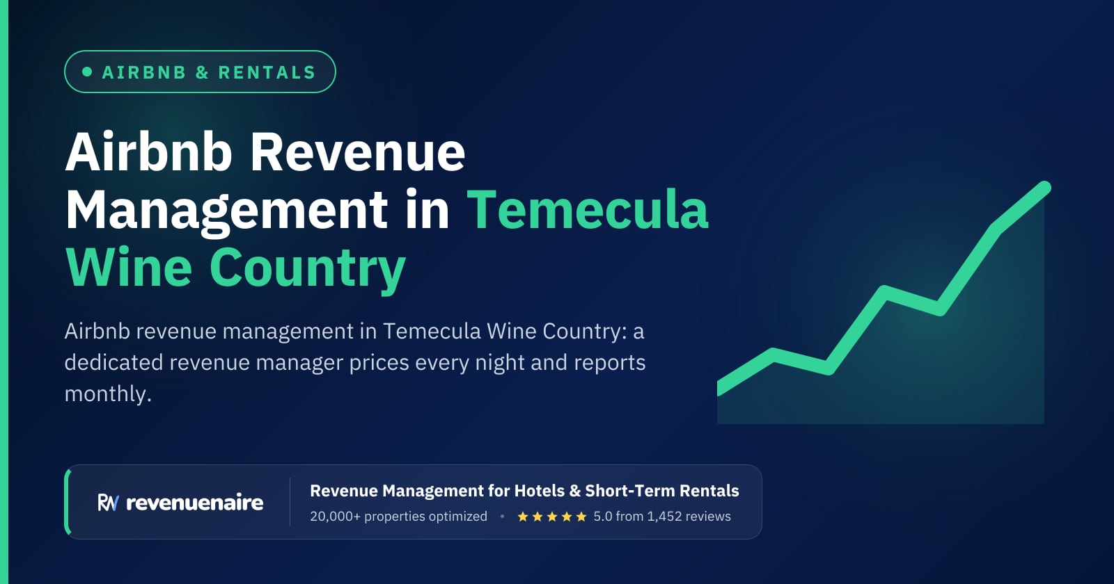 Airbnb Revenue Management in Temecula Wine Country, United States