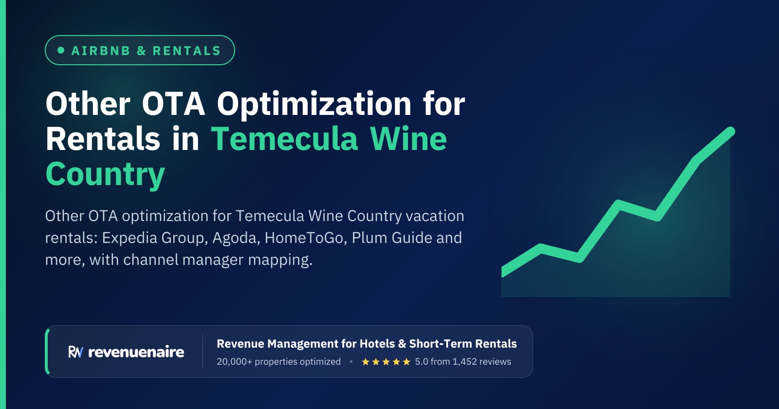 Expedia, Agoda and Other OTA Optimization in Temecula Wine Country, United States