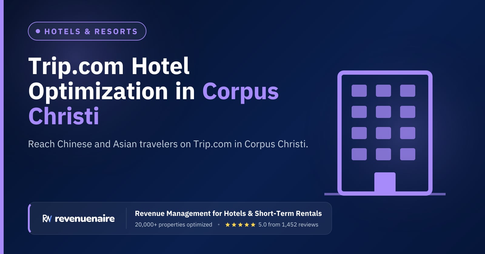 Trip.com Optimization for Hotels in Corpus Christi, Port Aransas & South Padre, United States