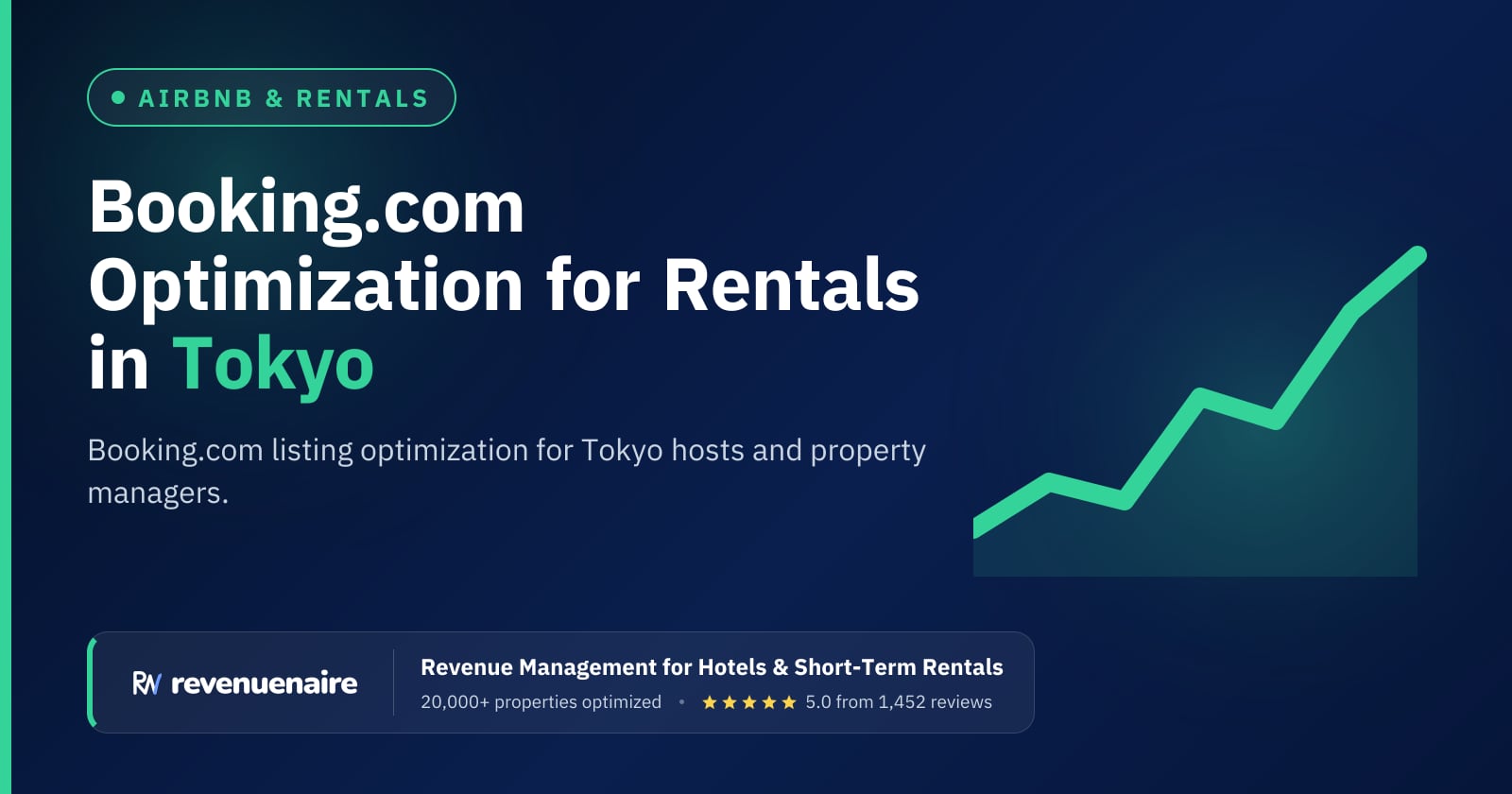 Booking.com Optimization for Rentals in Tokyo, Japan