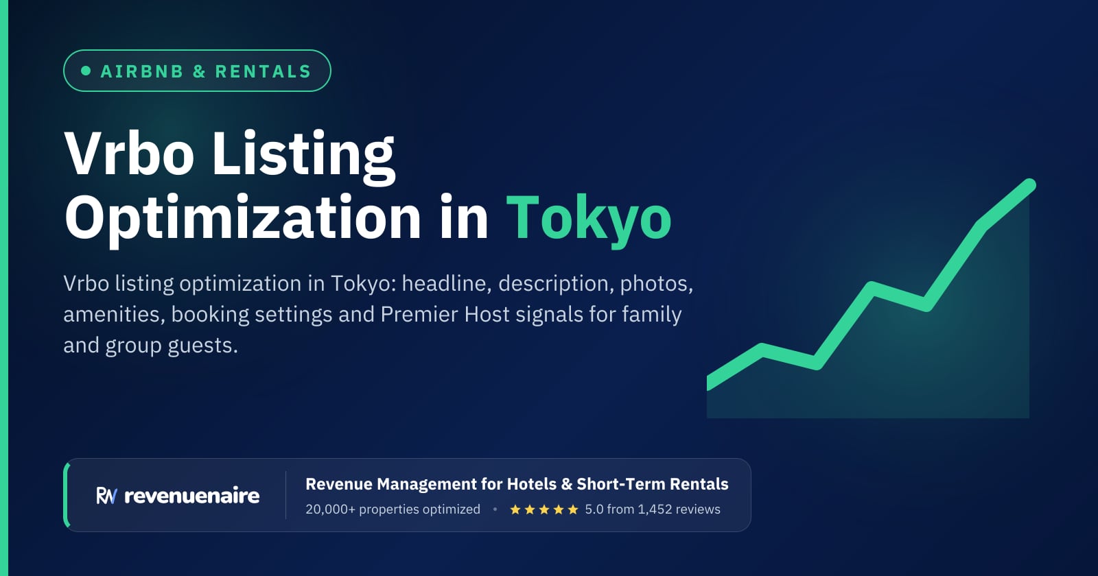 Vrbo Listing Optimization in Tokyo, Japan