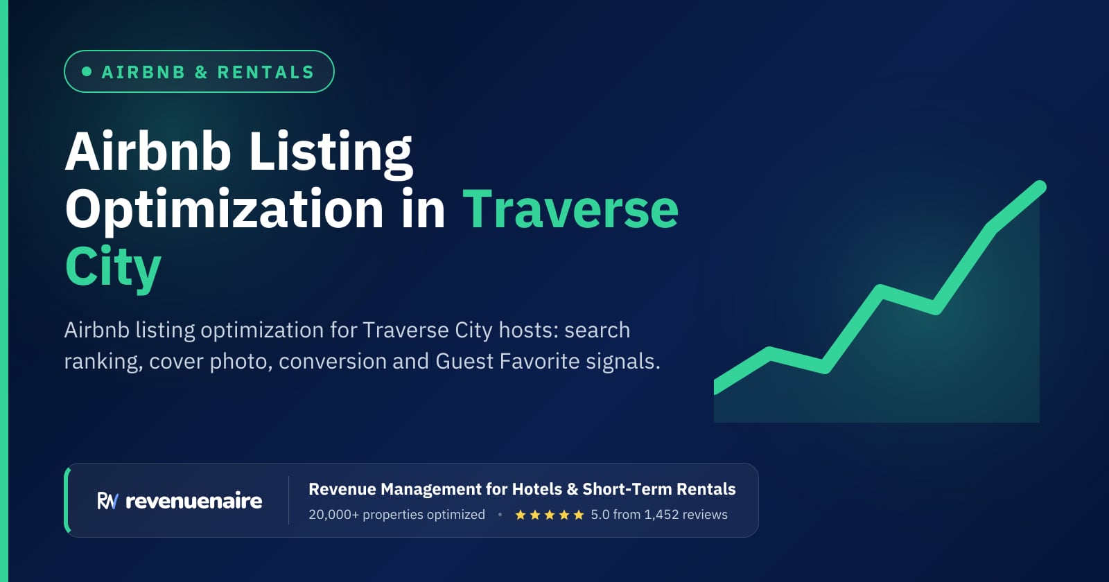 Airbnb Listing Optimization in Traverse City & Northern Michigan, United States