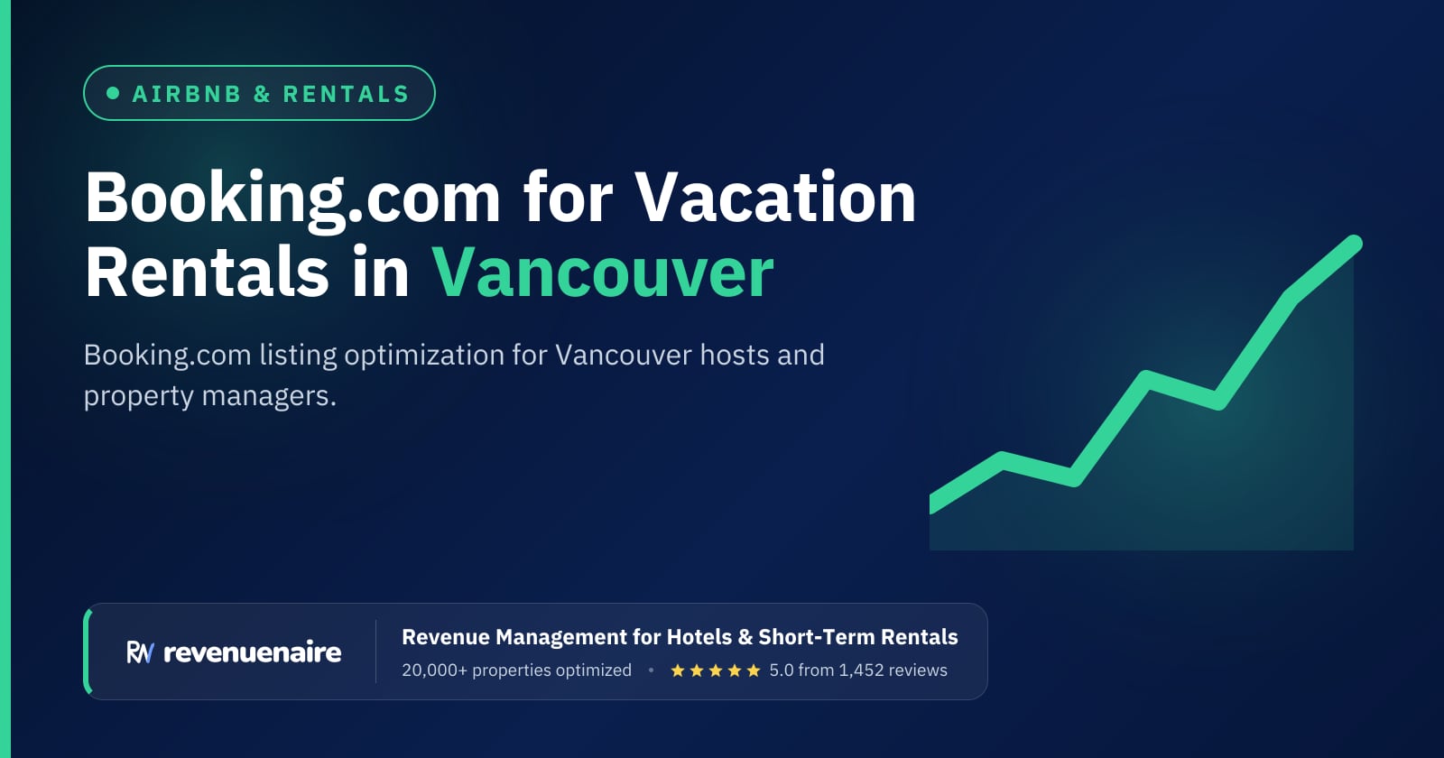 Booking.com Optimization for Rentals in Vancouver & Whistler, Canada