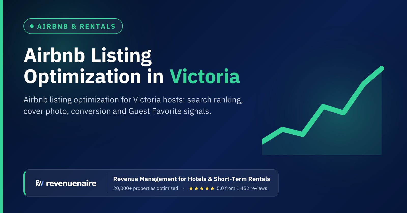 Airbnb Listing Optimization in Victoria & Vancouver Island, Canada