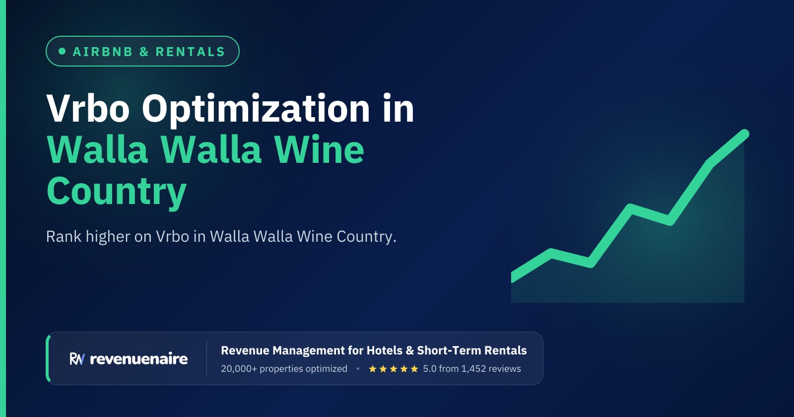 Vrbo Listing Optimization in Walla Walla Wine Country, United States
