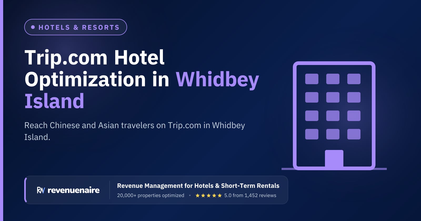 Trip.com Optimization for Hotels in Whidbey Island & Puget Sound, United States