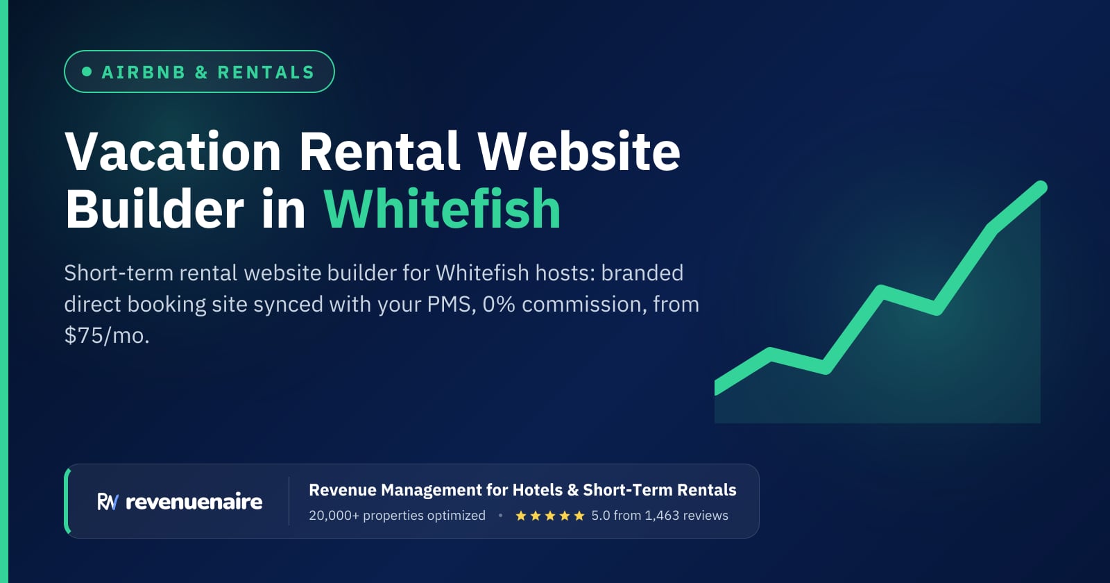 Short-Term Rental Website Builder in Whitefish & Flathead Lake, United States
