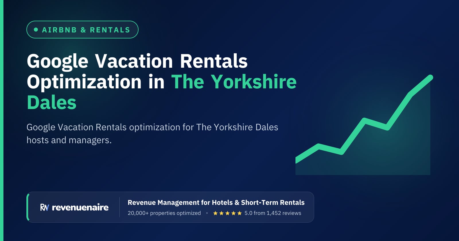 Google Vacation Rentals Optimization in The Yorkshire Dales, United Kingdom