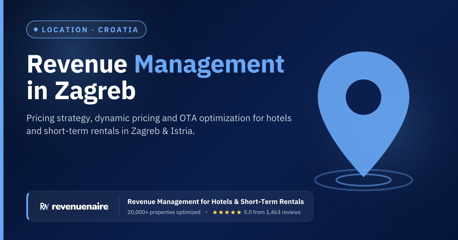 Revenue management in Zagreb & Istria, Croatia