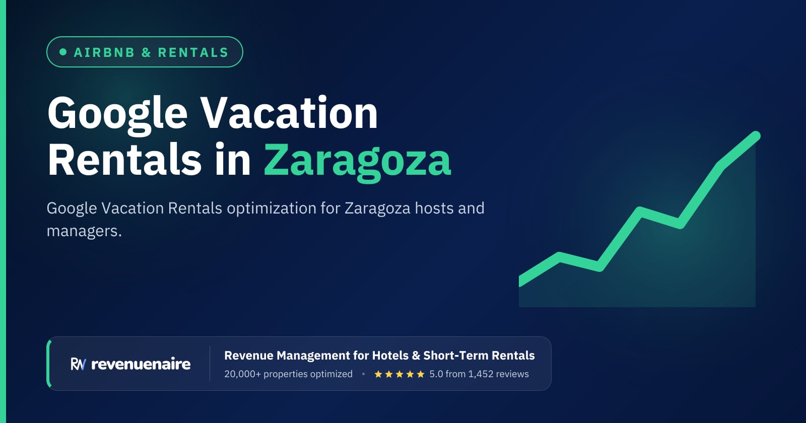 Google Vacation Rentals Optimization in Zaragoza, Spain