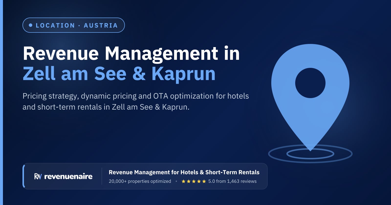Revenue management in Zell am See & Kaprun, Austria
